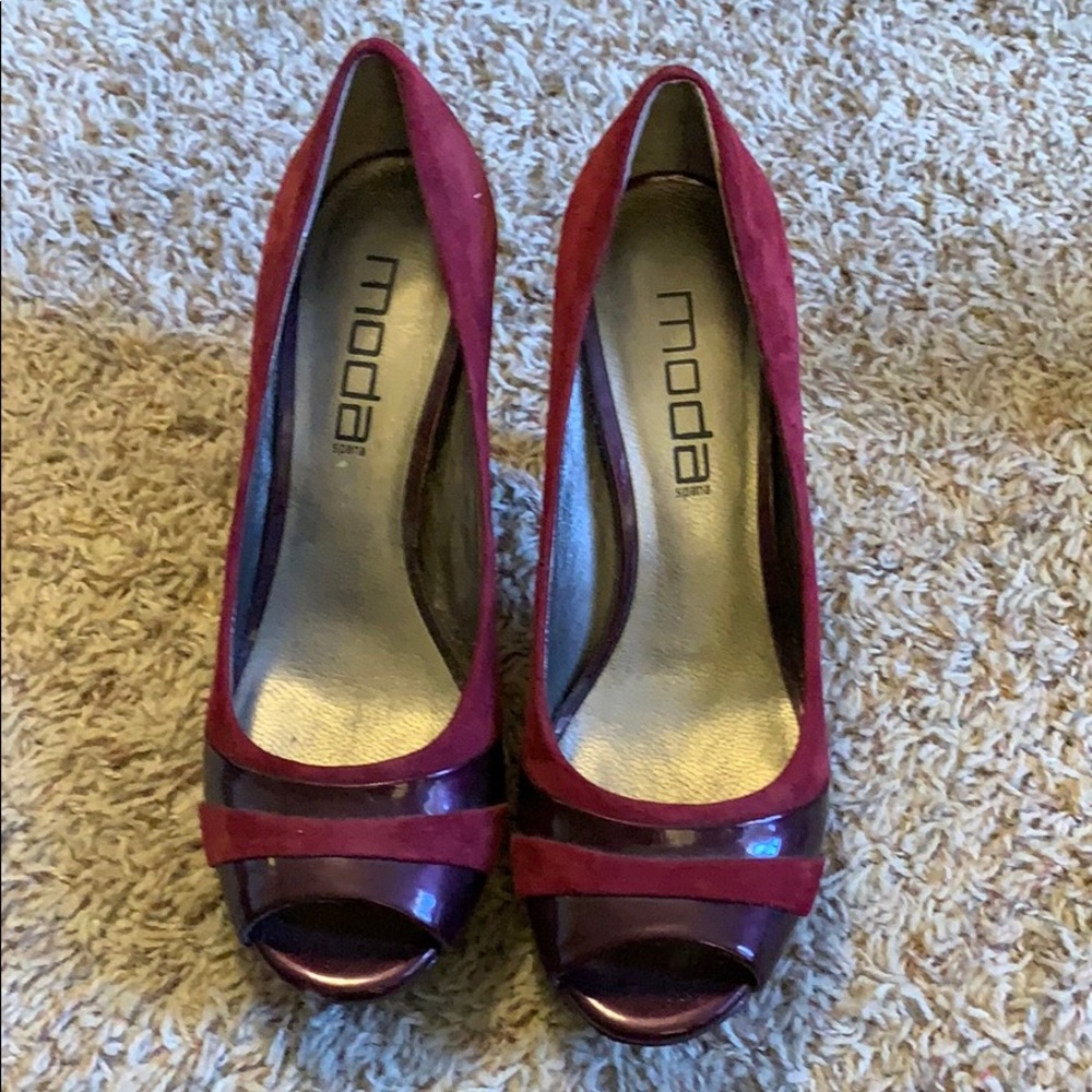 Suade heels